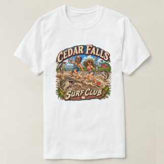 Camiseta Clube de Surf de Cedar Falls