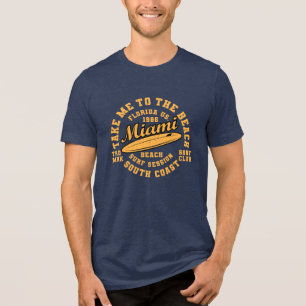 Camiseta Clube de Surf de Miami Beach: Ande pelas ondas no 
