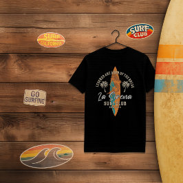 Camiseta Clube de Surf La Sirena - Design de Surf de Mermai