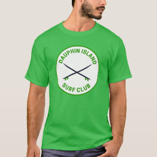 Camiseta Clube de Surf Vintage Dauphin Island Alabama