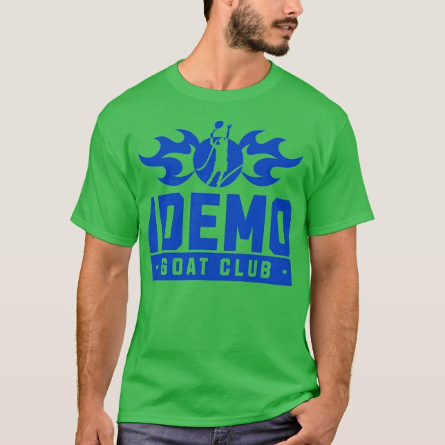 Camiseta Clube de tênis Idemo goat fã design (Frente)