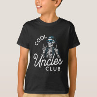 Camiseta Clube de Tios Legais Esqueleto Engraçado