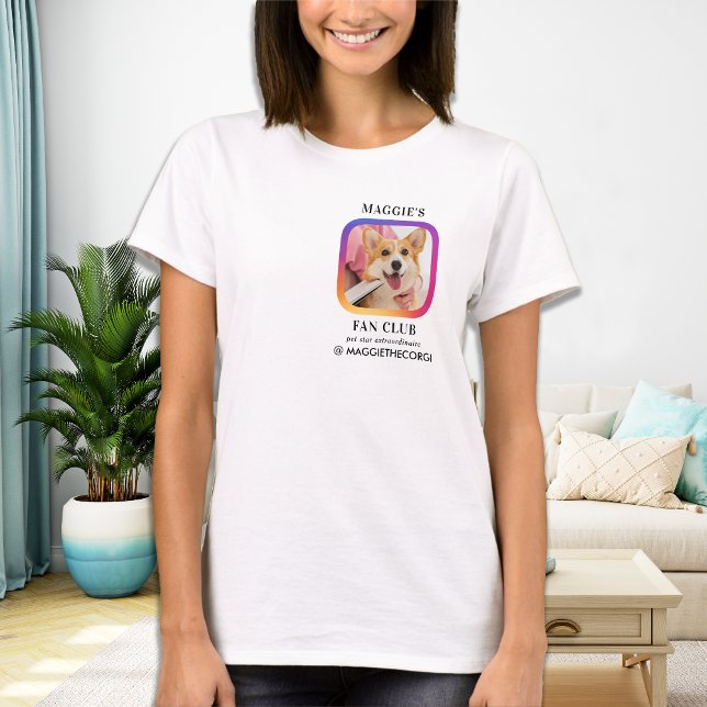 Camiseta Clube de Ventilador do Influenciador de Pet de Fot (Criador carregado)