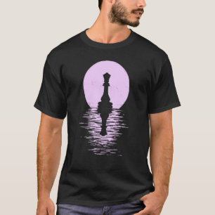 Camiseta Clube de Xadrez Jogo Rei Rainha Cavalo peça de xad