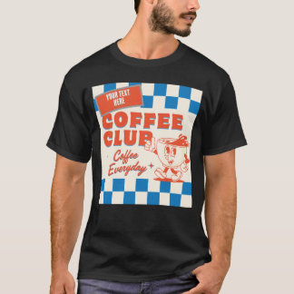 Camiseta Clube do Café desenho animado – Adorável presente