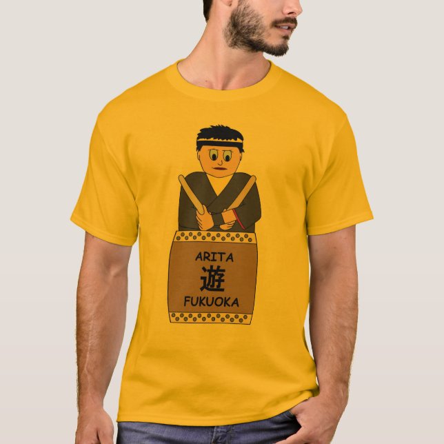 Camiseta Clube do cilindro de Taiko (Frente)