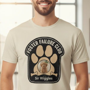 Camiseta Clube do Coração de Garra da Falha de Adoção Gráfi