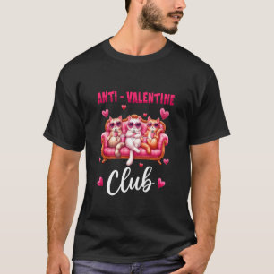 Camiseta Clube do Dia dos Namorados Sarcástico Anti Três Ga