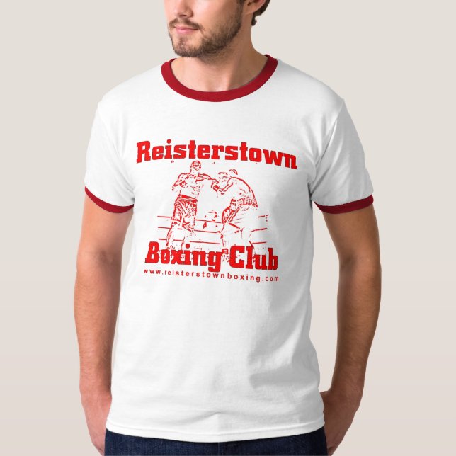 Camiseta Clube do encaixotamento de Reisterstown (Frente)