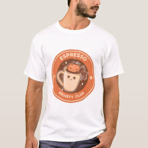 Camiseta Clube do Espresso Ansiedade Cafeína E Ansiedade