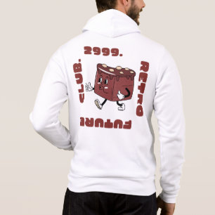 Camiseta Clube do Futuro Retro. Bolo Quadrado