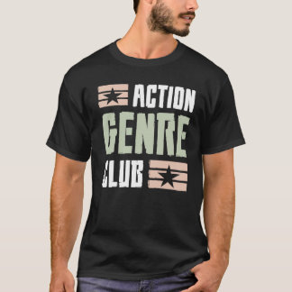 Camiseta clube do gênero de ação