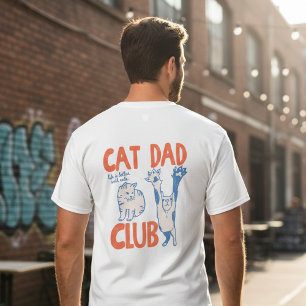 Camiseta Clube do Pai do Gato Presente Legal para Homens Pa