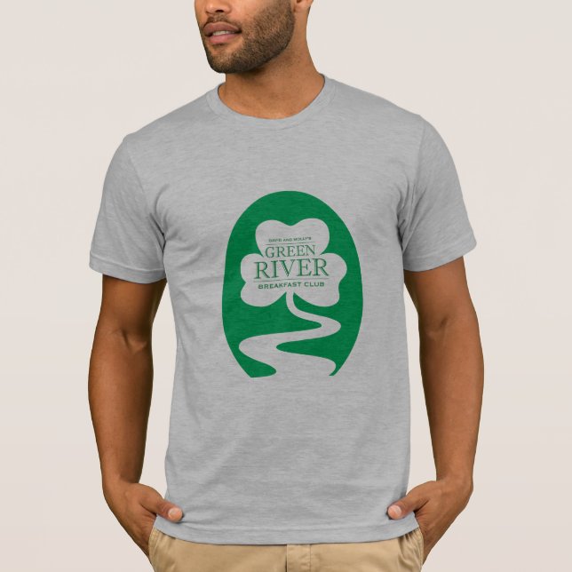Camiseta Clube do pequeno almoço de Green River (Frente)