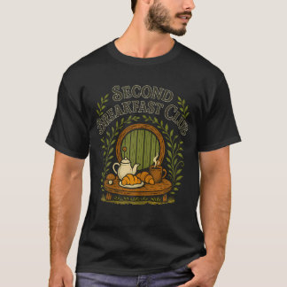 Camiseta Clube do Segundo Café da Manhã Retrô Cottagecore B