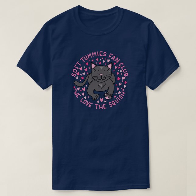 Camiseta Clube do Ventilador de Tummies Moles (Frente do Design)