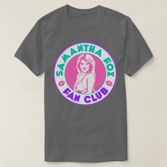 CAMISETA CLUBE DO VENTILADOR DO SAMANTHA FOX (Frente do Design)