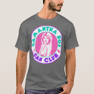 CAMISETA CLUBE DO VENTILADOR DO SAMANTHA FOX