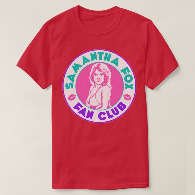 CAMISETA CLUBE DO VENTILADOR DO SAMANTHA FOX (Frente do Design)