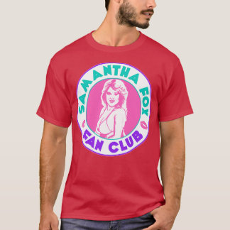 CAMISETA CLUBE DO VENTILADOR DO SAMANTHA FOX