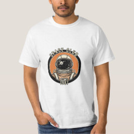 Camiseta Clube Espacial Retro 1987 Insígnia de Astronauta V