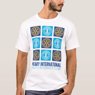 Camiseta Clube Interact da Juventude da Rotary Internaciona