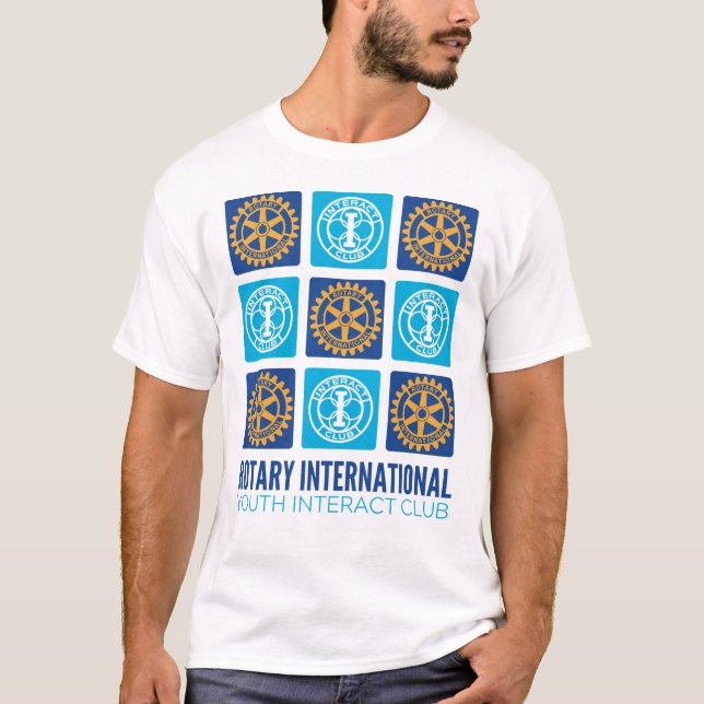 Camiseta Clube Interact da Juventude da Rotary Internaciona (Frente)