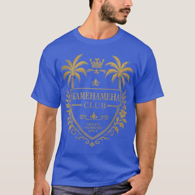 Camiseta Clube Kamehameha Magnum PI retrô (Frente)