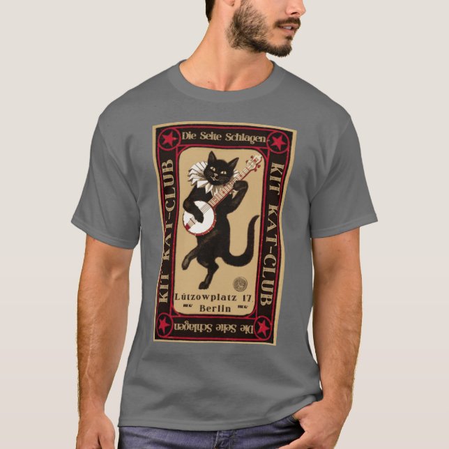 Camiseta Clube Kit Kat engraçado (Frente)