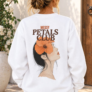 Camiseta Clube Messy Petals Boho Girl Floral