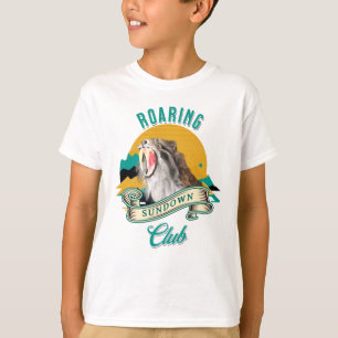 Camiseta Clube Rugido do Crepúsculo Tigre Dente de Sabre