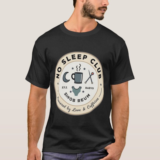 Camiseta clube sem sono (Frente)