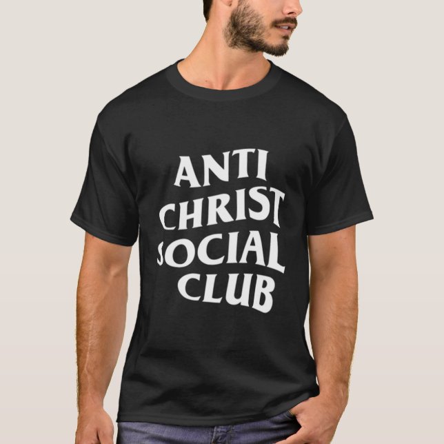 Camiseta Clube Social Anti-Cristo (Frente)