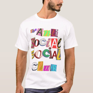 Camiseta Clube social antissocial