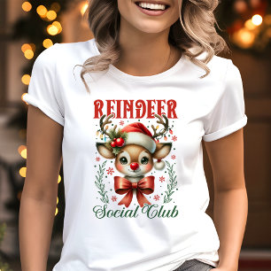 Camiseta Clube Social das Rena Coquete Natal