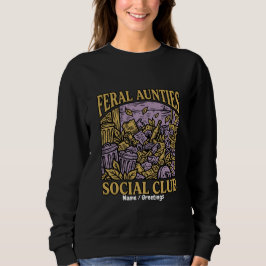 Camiseta Clube Social das Tias Ferozes Arte Divertida Vinta