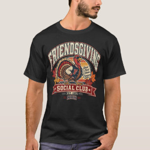 Camiseta Clube Social de Ação de Graças Vintage NRH Friends