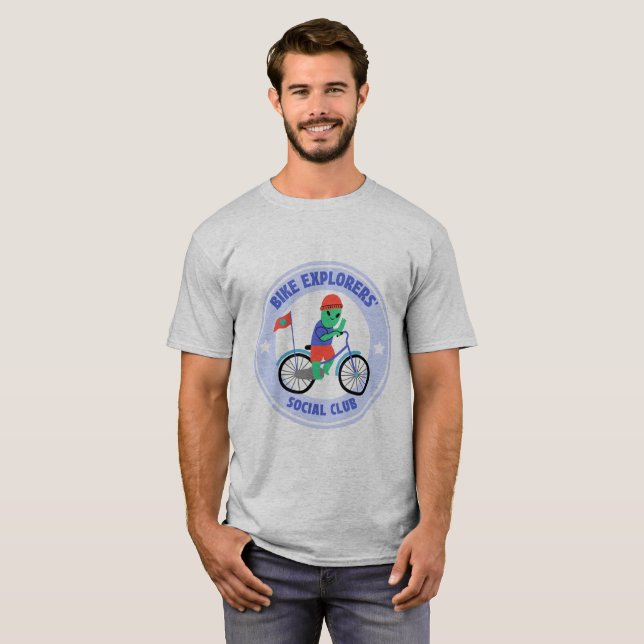 Camiseta Clube Social de Bike Explorers (Frente Completa)