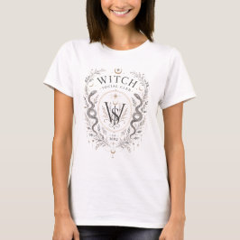 Camiseta Clube Social de Bruxas Halloween Retro