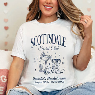 Camiseta Clube Social de Festa de solteira Scottsdale Perso