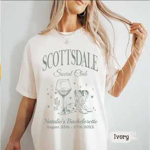 Camiseta Clube Social de Festa de solteira Scottsdale Perso