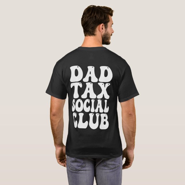 Camiseta Clube Social de Imposto do Papai  (Parte Traseira Completa)