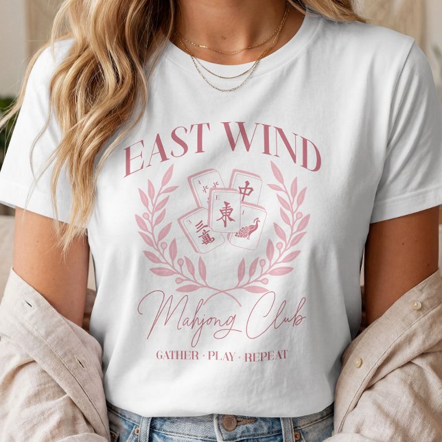 Camiseta Clube Social East Wind Mahjong (Criador carregado)