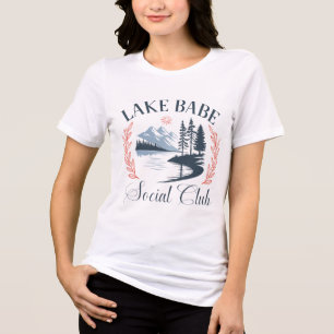 Camiseta Clube Social Lake Babe – Verão Divertido para Aman