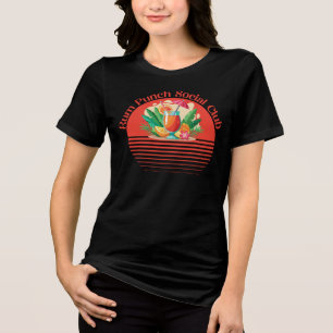 Camiseta Clube Social Rum Punch, vermelho