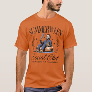 Camiseta Clube Social Summerween Feminino Halloween no Verã