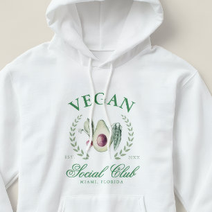 Camiseta Clube Social Vegano Personalizado Local e Ano