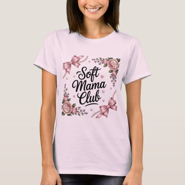 Camiseta Clube Soft Mama - Maternidade Suave (Frente)