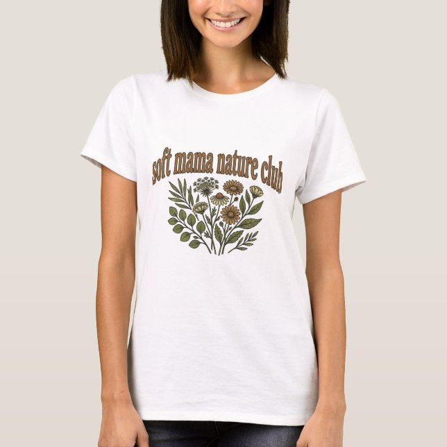 Camiseta Clube Soft Mama Nature (Frente)