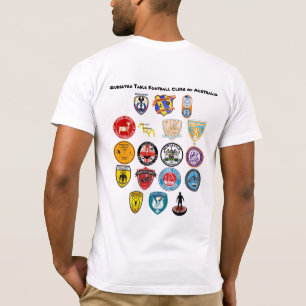 Camiseta clubes de futebol mesa da Austrália